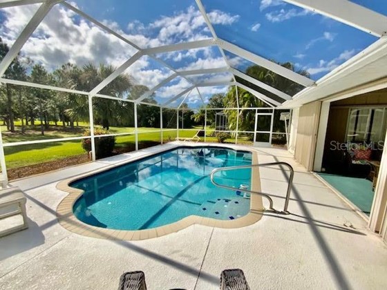 Caged Pool and Lanai - Single Family Home for sale at 11 Long Meadow Rd, Rotonda West, FL 33947 - MLS Number is D6121957
