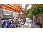 Bike rack on side of the house. - Single Family Home for sale at 373 Avenida Madera, Sarasota, FL 34242 - MLS Number is A4510043