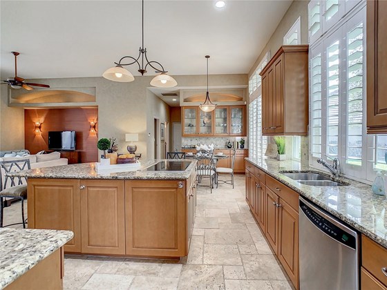 Wolf cooktop for the chef of the family - Single Family Home for sale at 319 Stone Briar Creek Dr, Venice, FL 34292 - MLS Number is A4522164